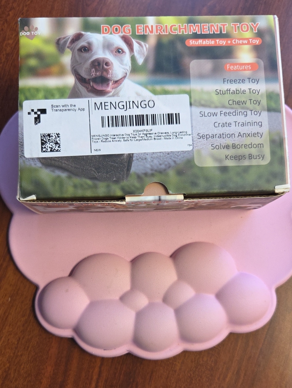 Mengjingo Dog Enrichment Slow-Feed Chew Toy